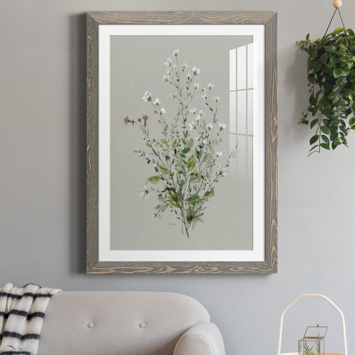 Bouquet of Grace I - Premium Framed Print - Distressed Barnwood Frame - Ready to Hang