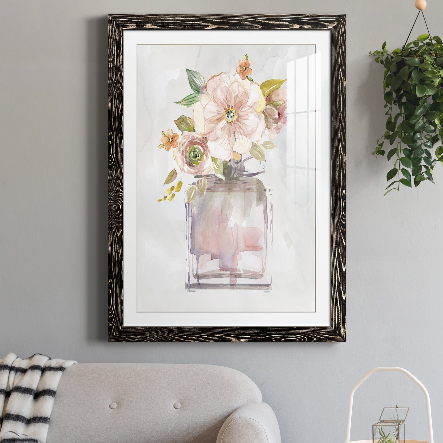 Mini Bouquet I - Premium Framed Print - Distressed Barnwood Frame - Ready to Hang