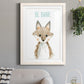 Be Brave Fox - Premium Framed Print - Distressed Barnwood Frame - Ready to Hang