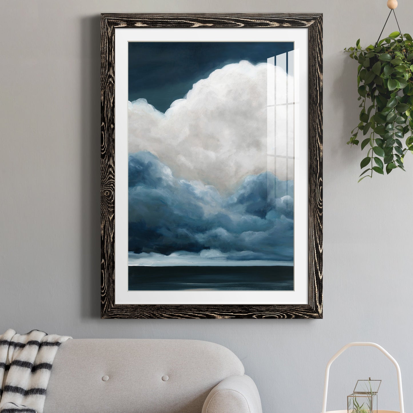 Nature's Drama II - Premium Framed Print - Distressed Barnwood Frame - Ready to Hang