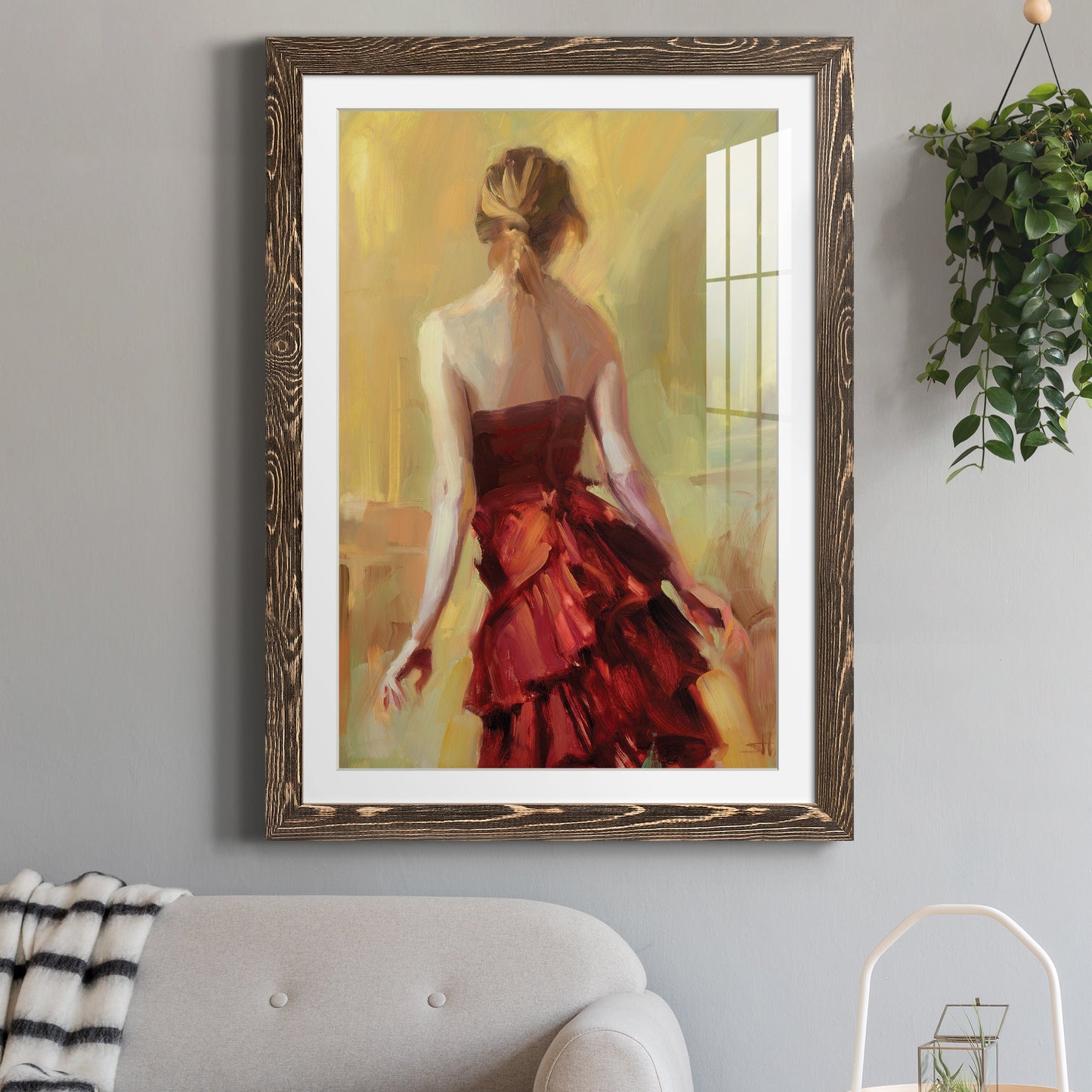 Copper Reflection - Premium Framed Print - Distressed Barnwood Frame - Ready to Hang