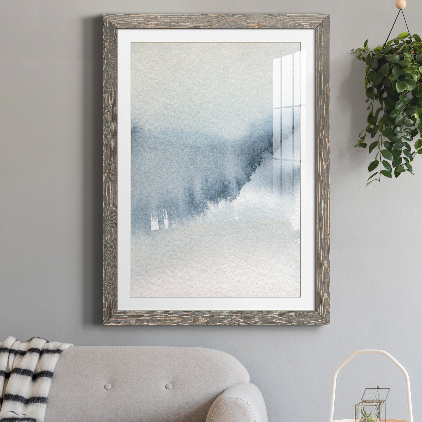 Summer Rain II - Premium Framed Print - Distressed Barnwood Frame - Ready to Hang