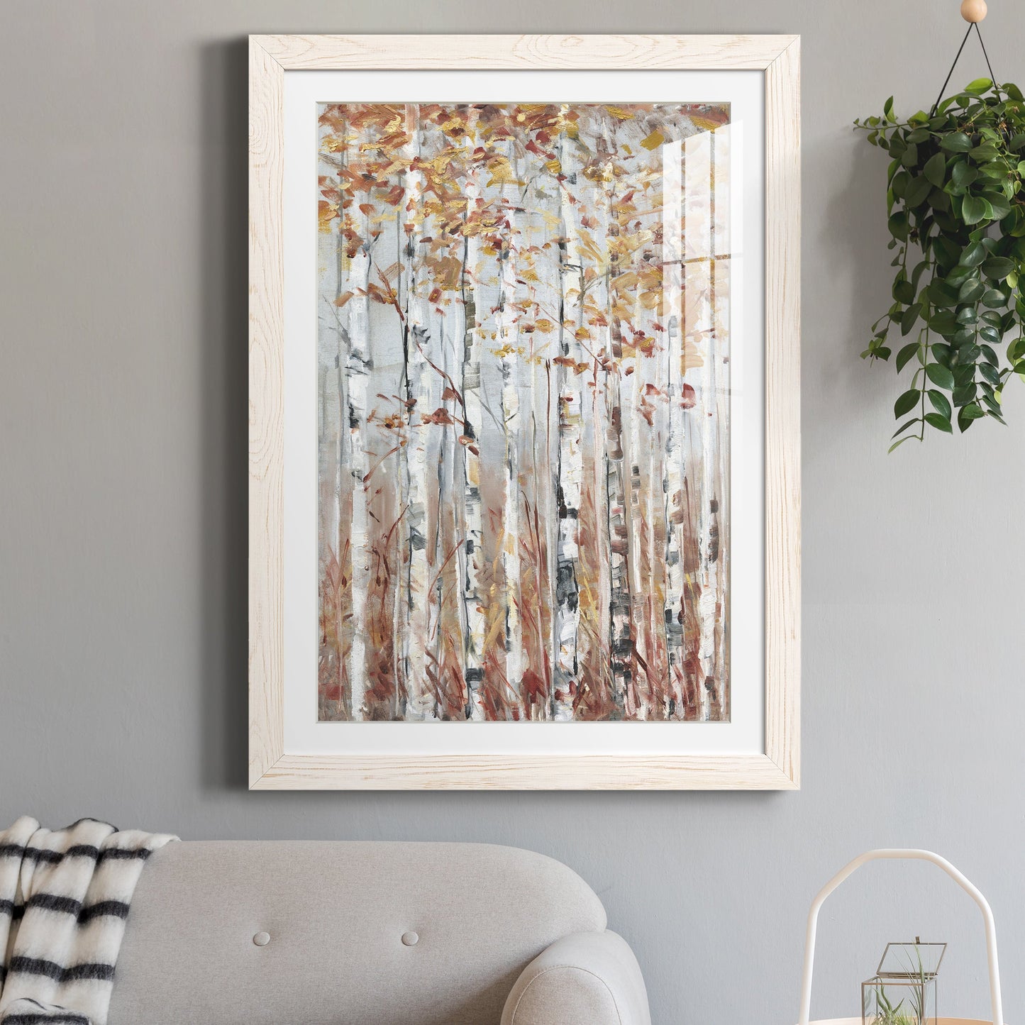 Copper Forest - Premium Framed Print - Distressed Barnwood Frame - Ready to Hang