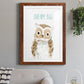 Dream Big Owl - Premium Framed Print - Distressed Barnwood Frame - Ready to Hang