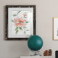 Peony Contour - Barnwood Framed Art Print