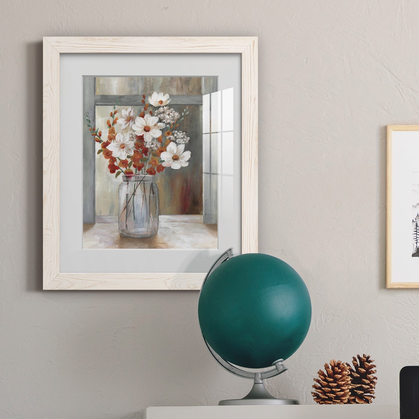 Autumn Spray - Barnwood Framed Art Print