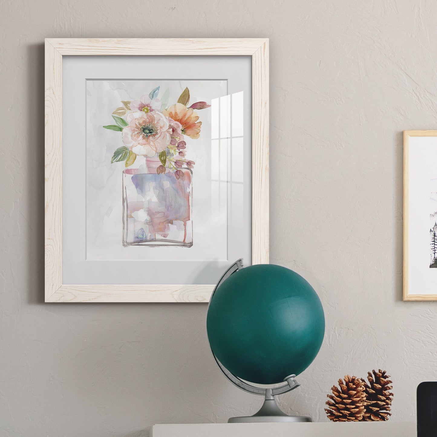 Mini Bouquet II - Premium Framed Print - Distressed Barnwood Frame - Ready to Hang