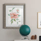 Peony Contour - Barnwood Framed Art Print