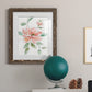 Peony Contour - Barnwood Framed Art Print