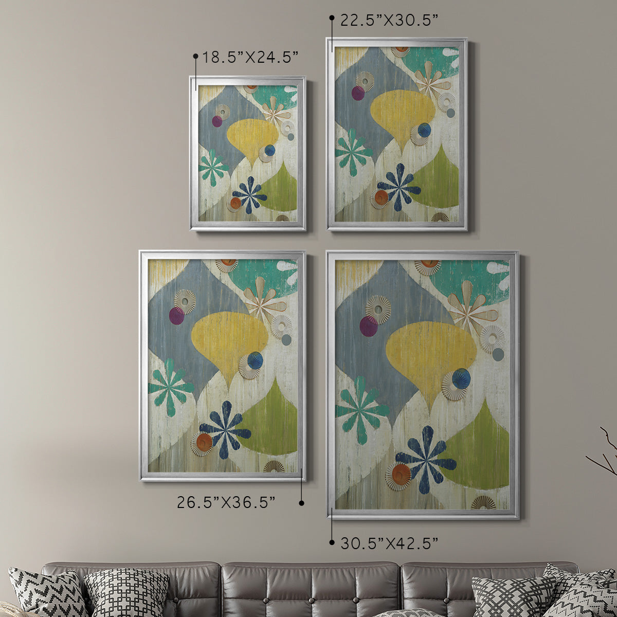 Asterisk - Modern Framed Canvas Print