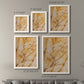 Yellow Marble I - Barnwood Framed Canvas Set