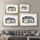 Boombox Sketch Premium Framed Print - Ready to Hang