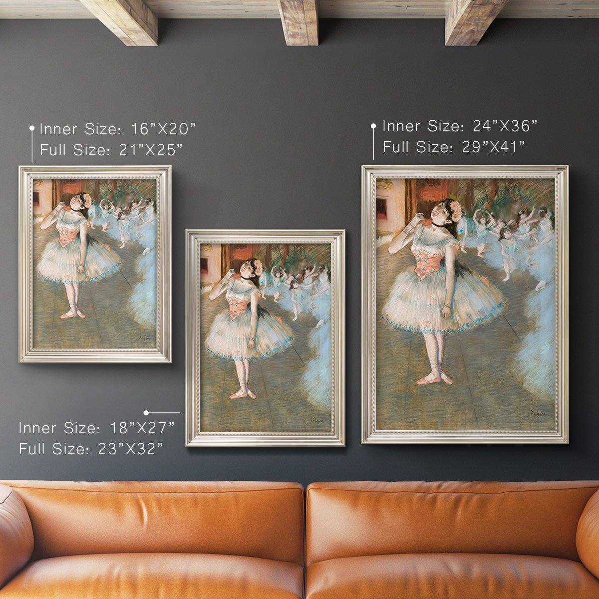 The Star - Ornate Framed Canvas Print