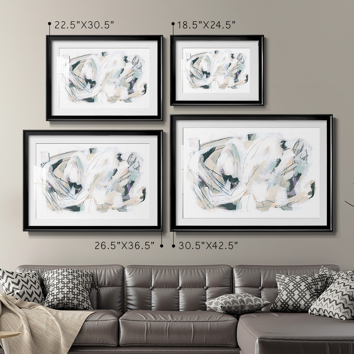 Arctic Helix II - Modern Framed Art Print