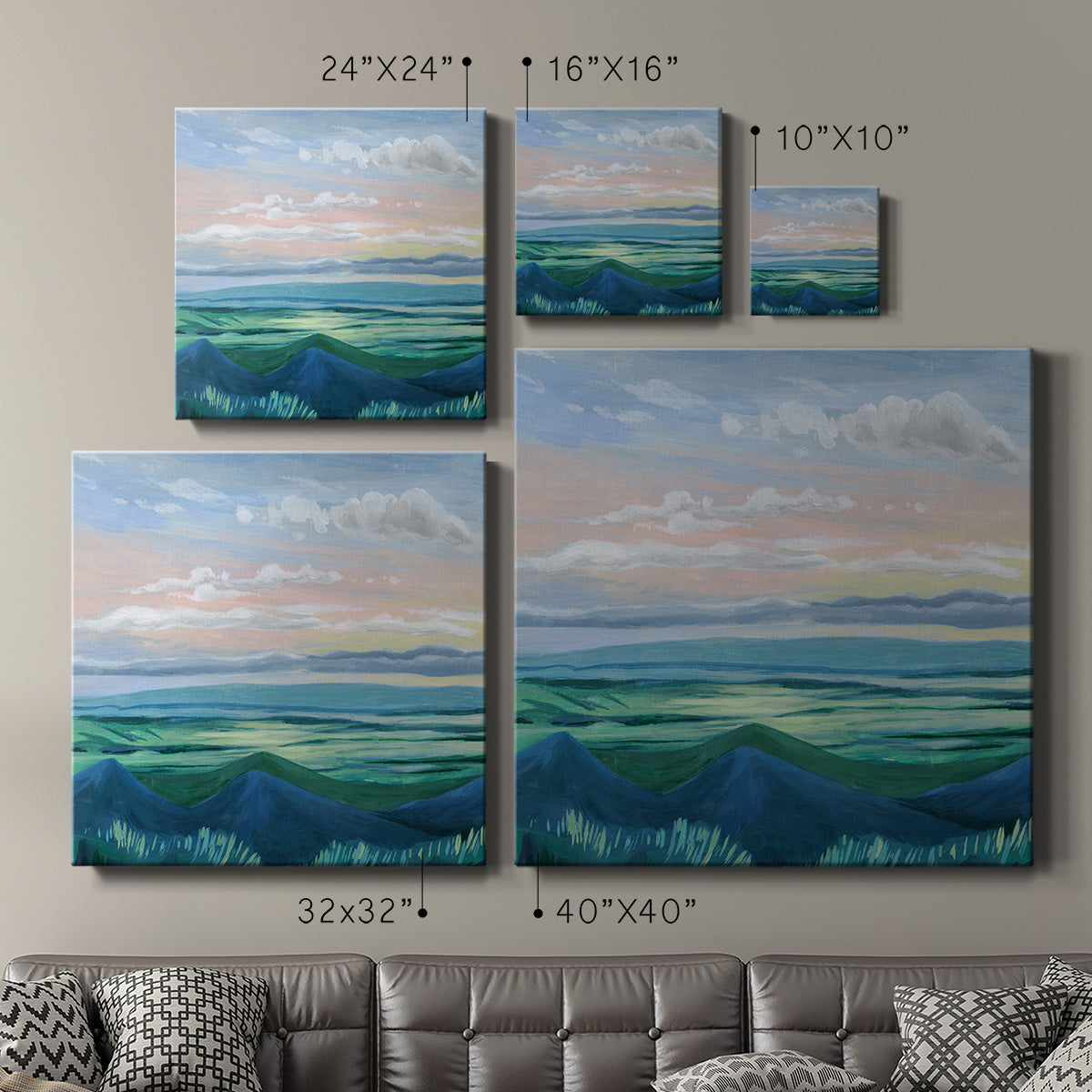 Sunset Outlook I-Premium Gallery Wrapped Canvas - Ready to Hang