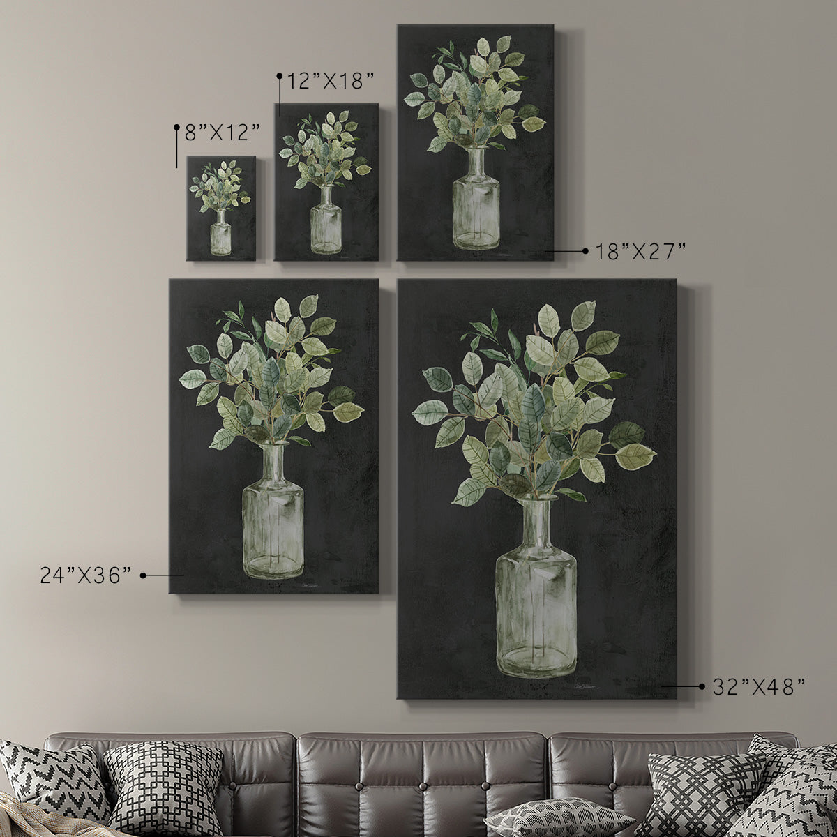 Artisanal Bouquet II Premium Gallery Wrapped Canvas - Ready to Hang