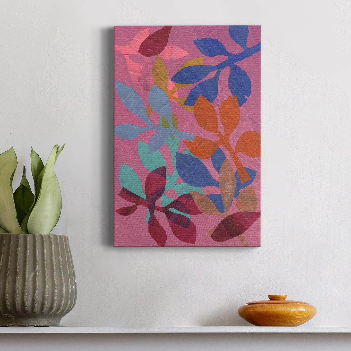 Vivid Stems I Premium Gallery Wrapped Canvas - Ready to Hang