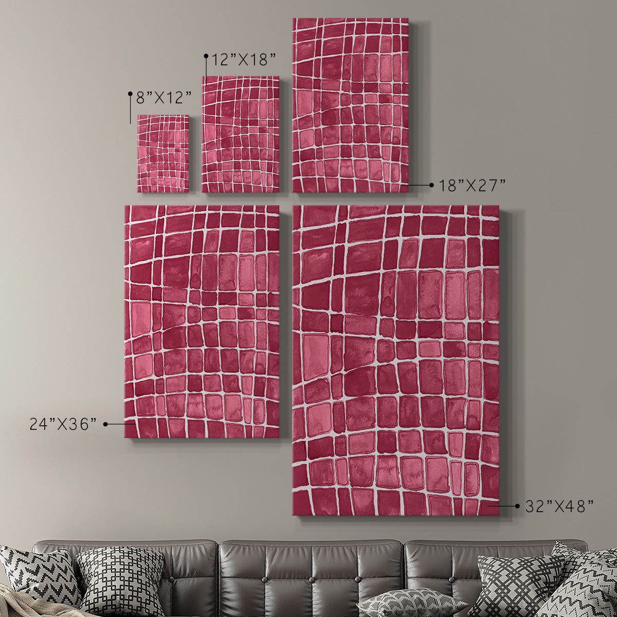 Square Bluff III - Canvas Art Print