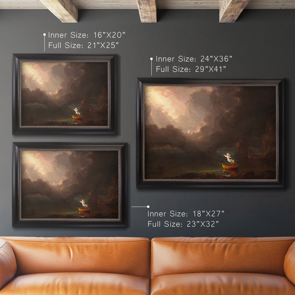 The Voyage of Life - Ornate Framed Canvas Print