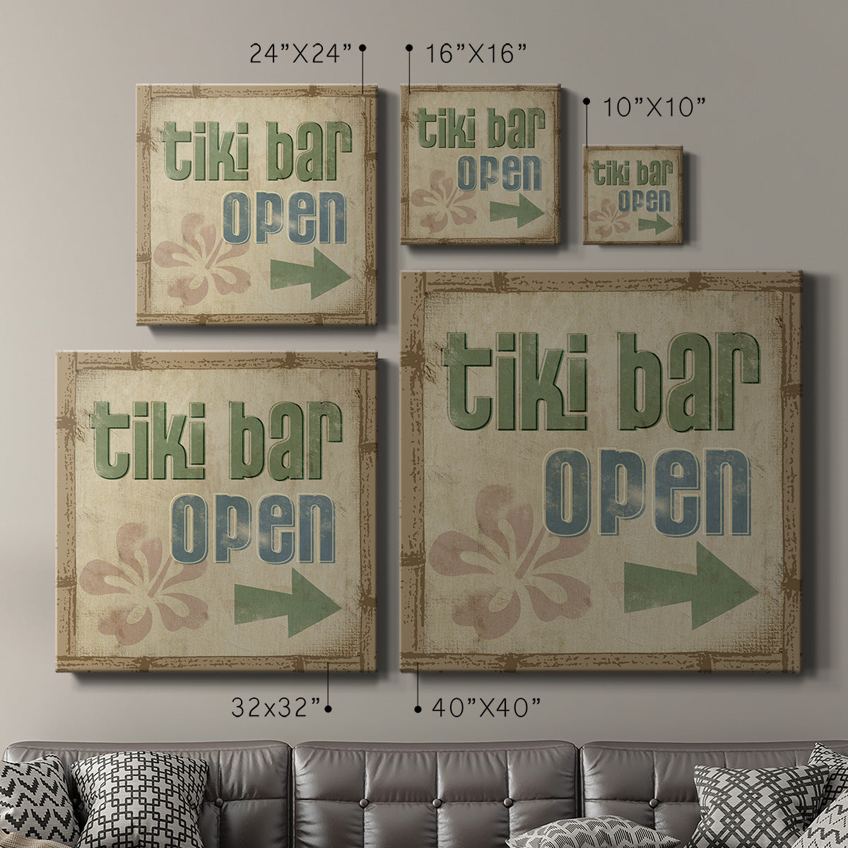 Beach Sign VI - Canvas Art Print