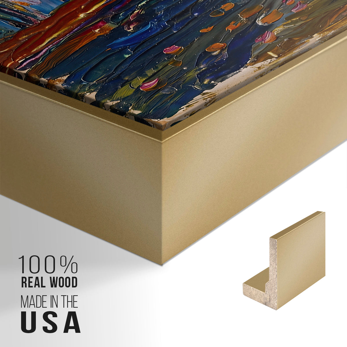 Autumn Study, 1908 - Floater Framed Canvas Print