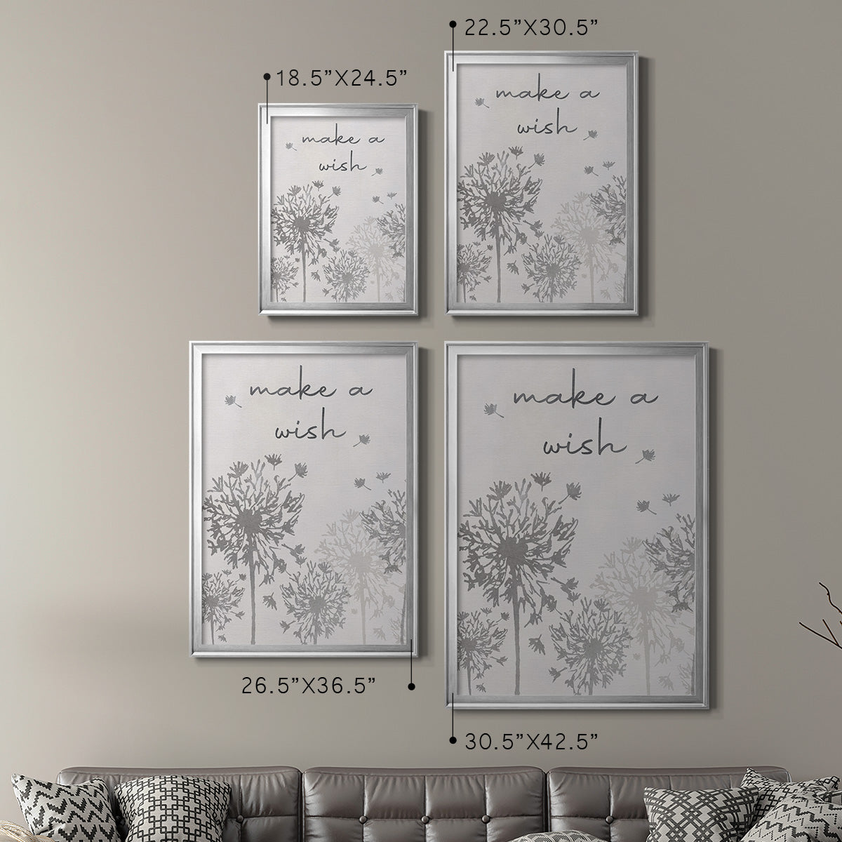 Make A Wish - Modern Framed Canvas Print