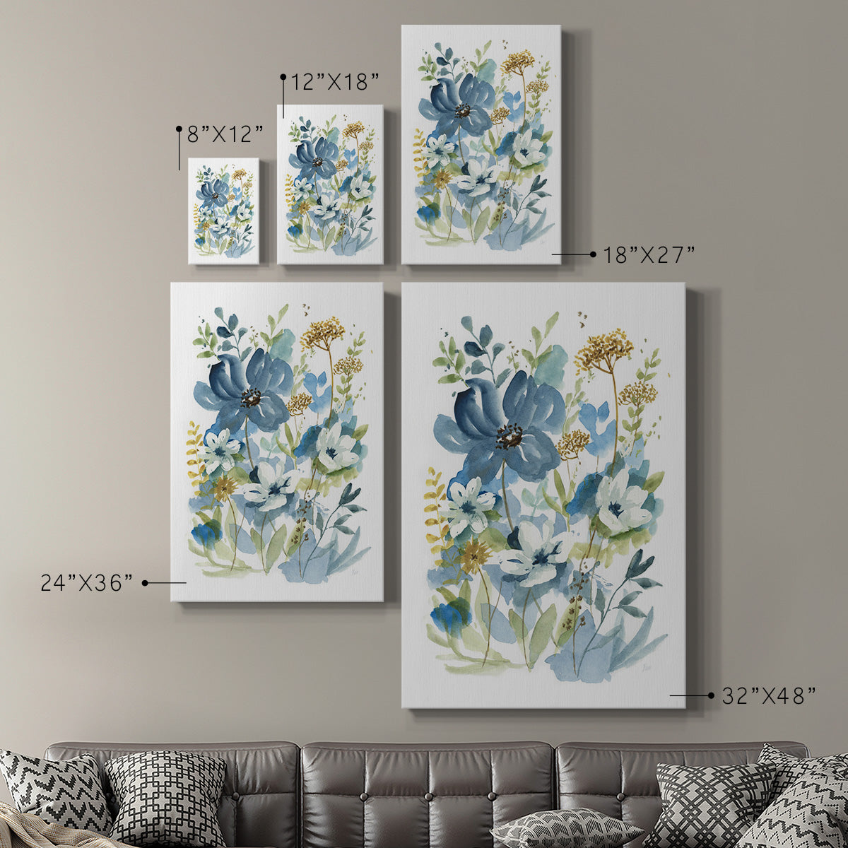 Wild Medley I Premium Gallery Wrapped Canvas - Ready to Hang