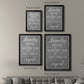 Laundry Schedule - Modern Framed Canvas Print