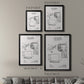 Toilet Paper Patent I - Modern Framed Canvas Print