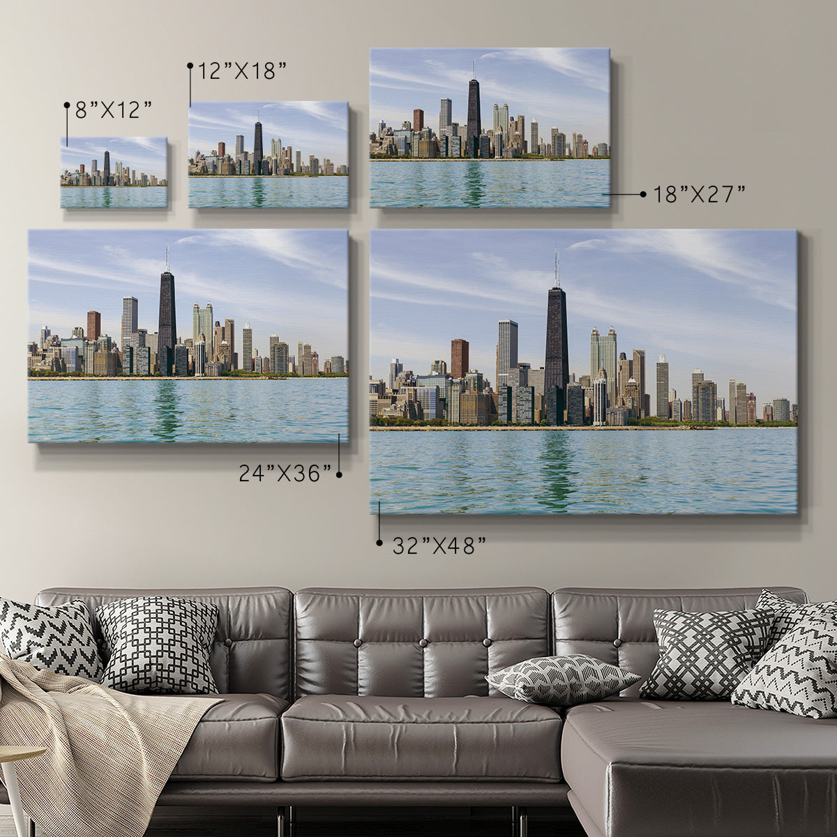 Windy City Chicago - Canvas Art Print