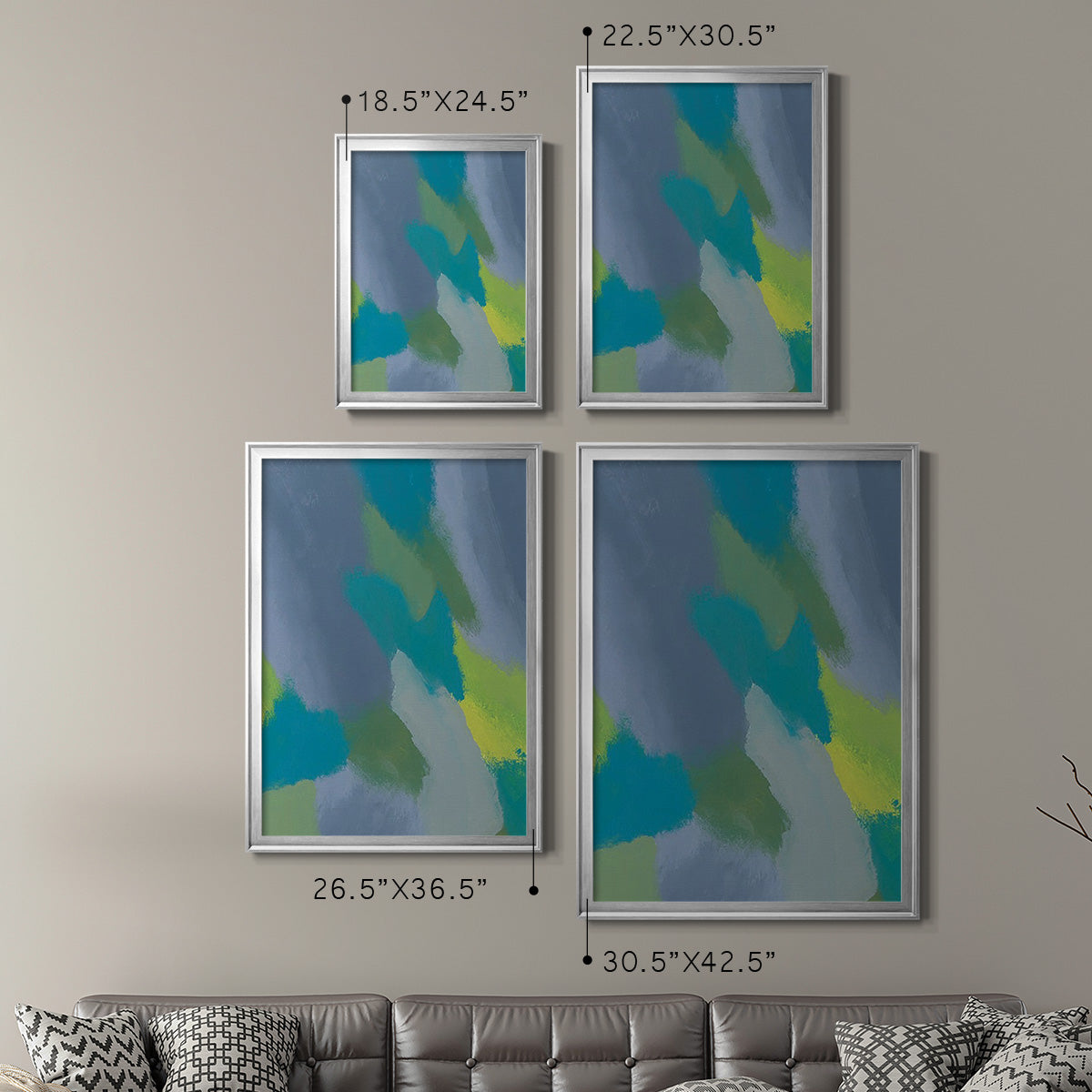 Lost in Memories IV - Modern Framed Canvas Print