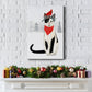 Christmas Cats & Dogs VI Premium Gallery Wrapped Canvas - Ready to Hang