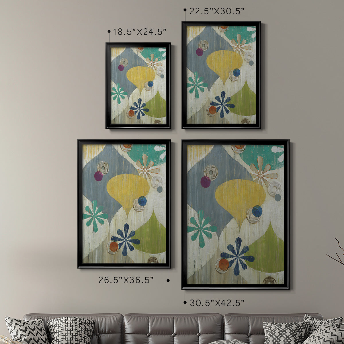 Asterisk - Modern Framed Canvas Print