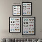 Vintage Glasses II - Modern Framed Canvas Print