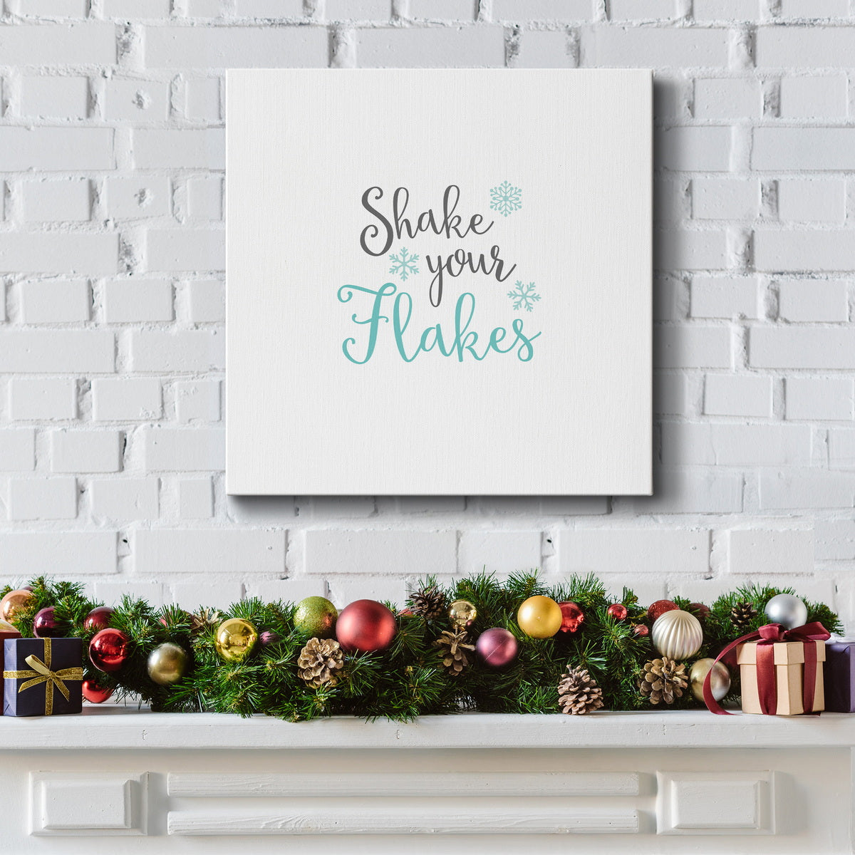 Shake Your Flakes-Premium Gallery Wrapped Canvas - Ready to Hang