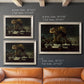 American social club scene painting by George Bellows in an ornate champagne frame shown in multiple size options.
