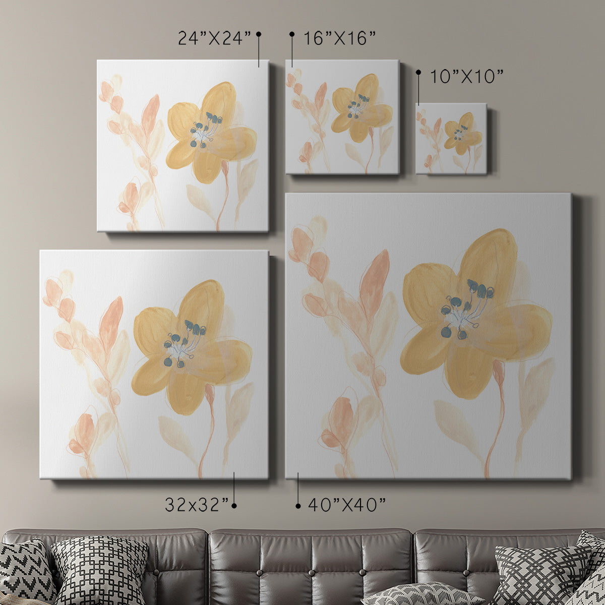 Petite Petals III - Canvas Art Print