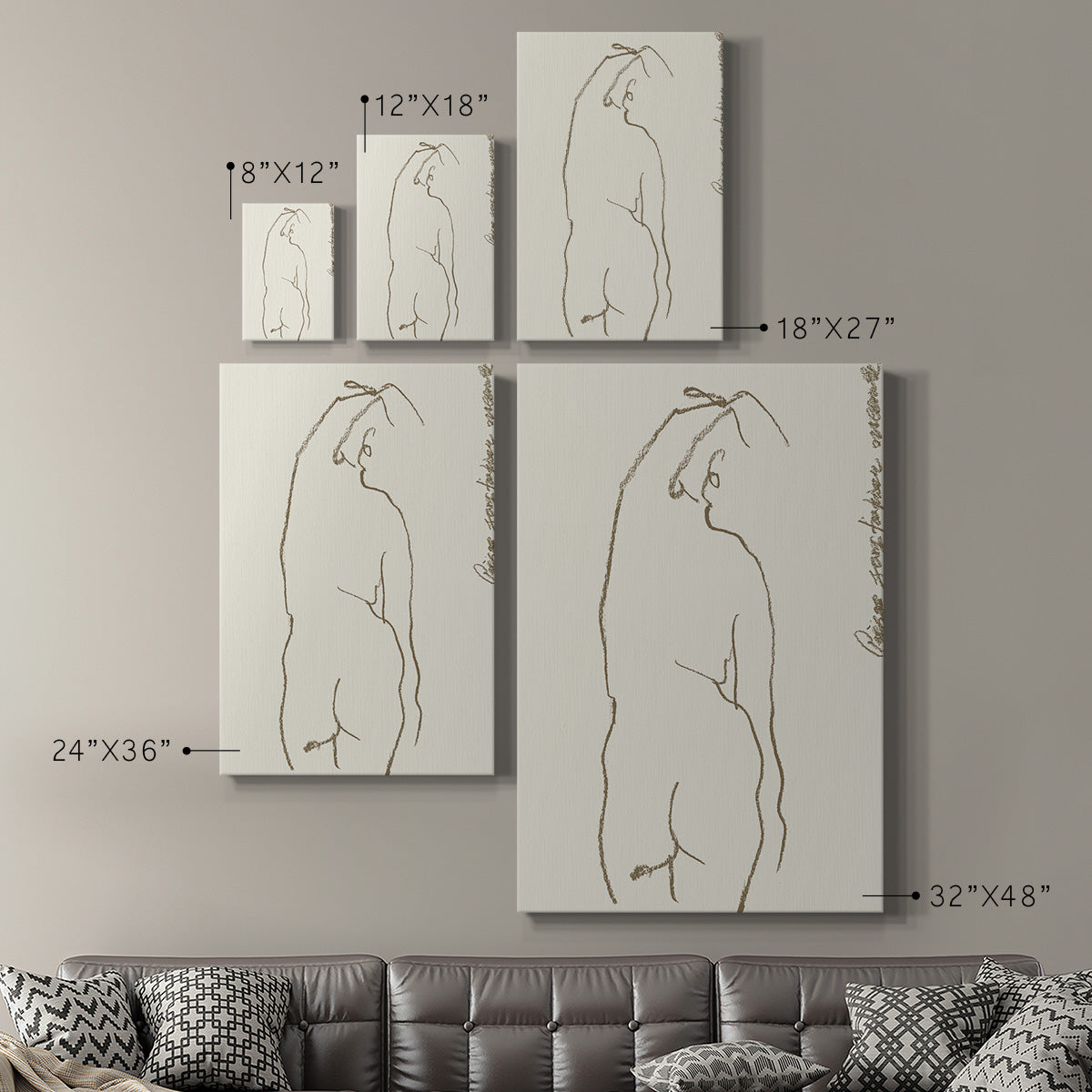 Toi et Moi IV Premium Gallery Wrapped Canvas - Ready to Hang