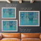 Impressionist Venetian palace waterfront scene by Claude Monet in an ornate weathered white frame shown in multiple size options.