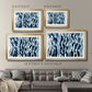 True Blue Wave I - Modern Framed Art Print