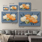 Autumn Orange & Blues I Premium Gallery Wrapped Canvas - Ready to Hang