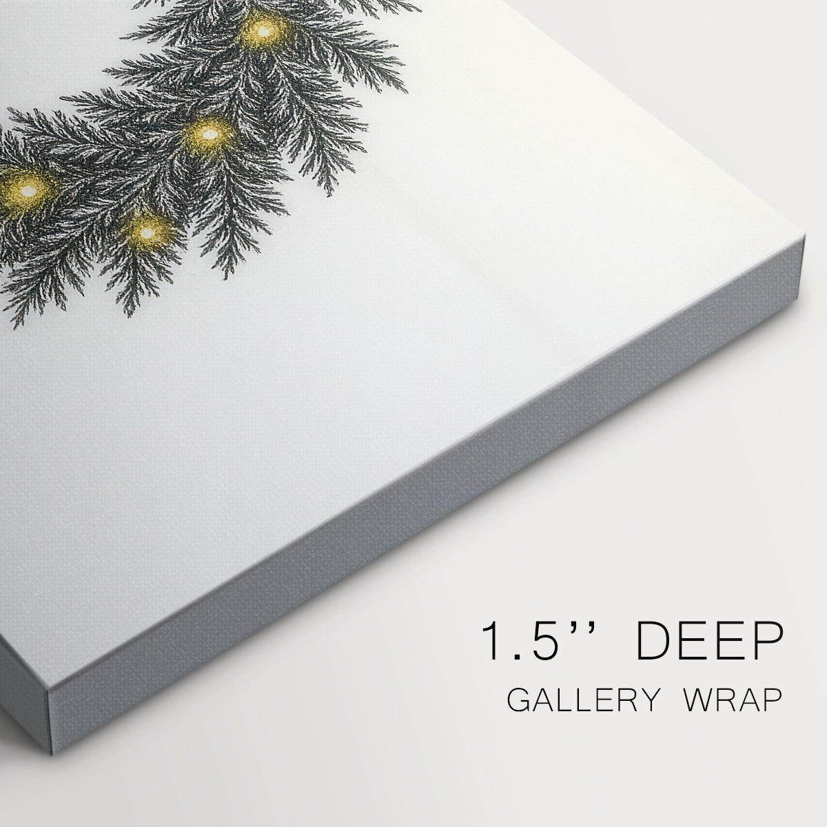 Twilight of Frostlit Pines - Canvas Art Print