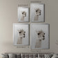 Soft Llama - Modern Framed Canvas Print