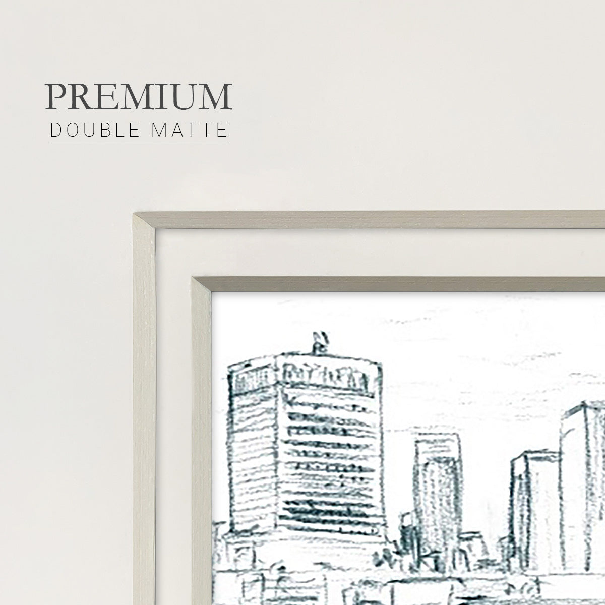 Ferryboats IV - Double Matboard Framed Print