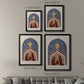 Boho Nativity I - Modern Framed Canvas Print