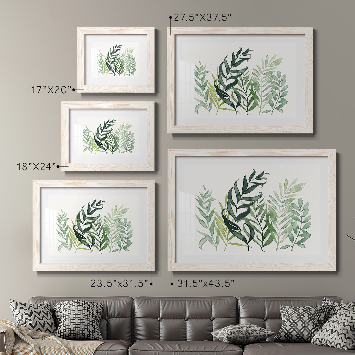 Vert Volunteers I - Barnwood Framed Art Print