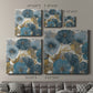 Blue and Gold Poppies I - Canvas Art Print