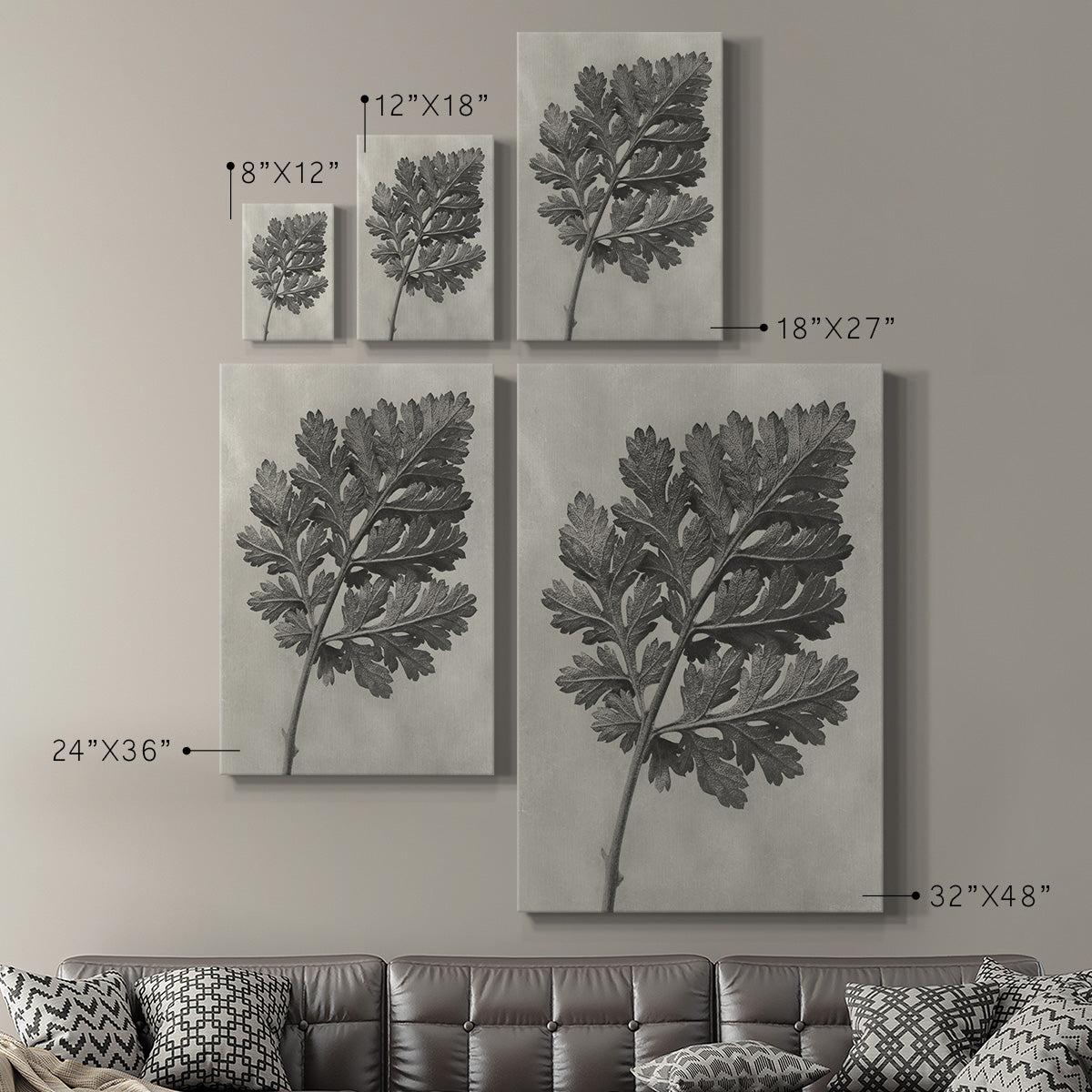 Blossfeldt Botanical III Premium Gallery Wrapped Canvas - Ready to Hang