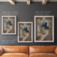 Classical religious depiction of the Assumption of the Virgin by Nicolas Poussin in an ornate weathered white frame shown in multiple vertical size options.