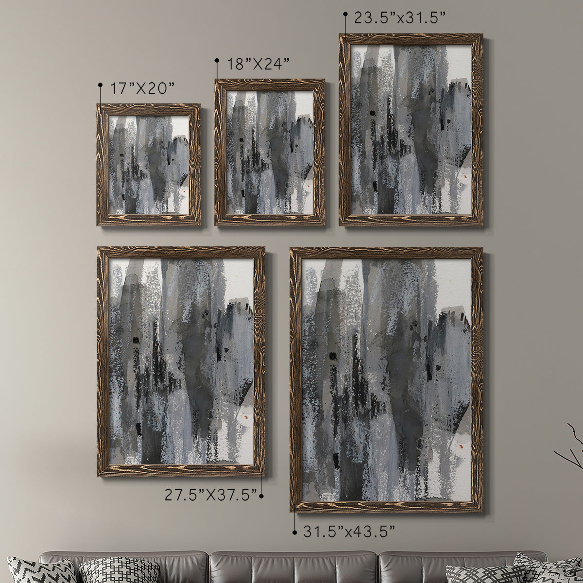 Loft Pastel III - Premium Framed Canvas 2 Piece Set - Ready to Hang